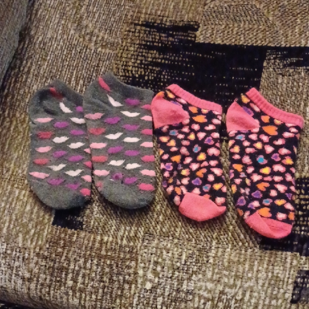 $4 Add-on Colourful Ankle Socks - Adult Size (2 Pair)